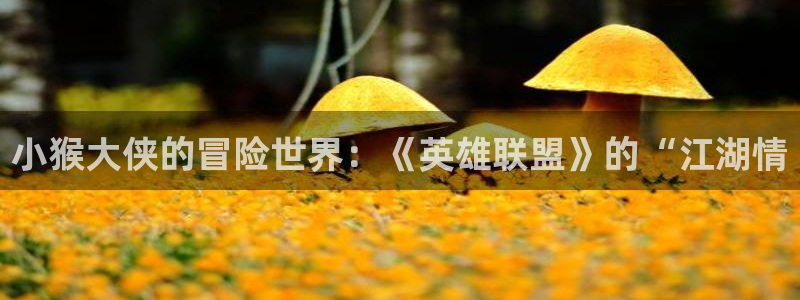 免费看日韩漫画：小猴大侠的冒险世界：《英雄联盟》的“江湖情
