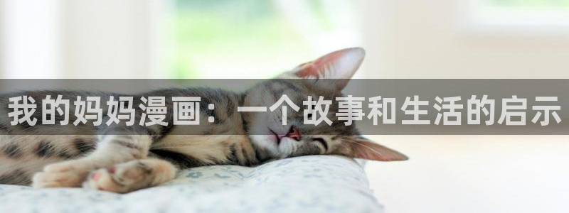 韩漫无遮羞歪歪漫画：我的妈妈漫画：一个故事和生活的启示