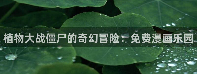 美丽新世界韩漫免费观看土豪漫画：植物大战僵尸的奇幻冒险：免费漫画乐园